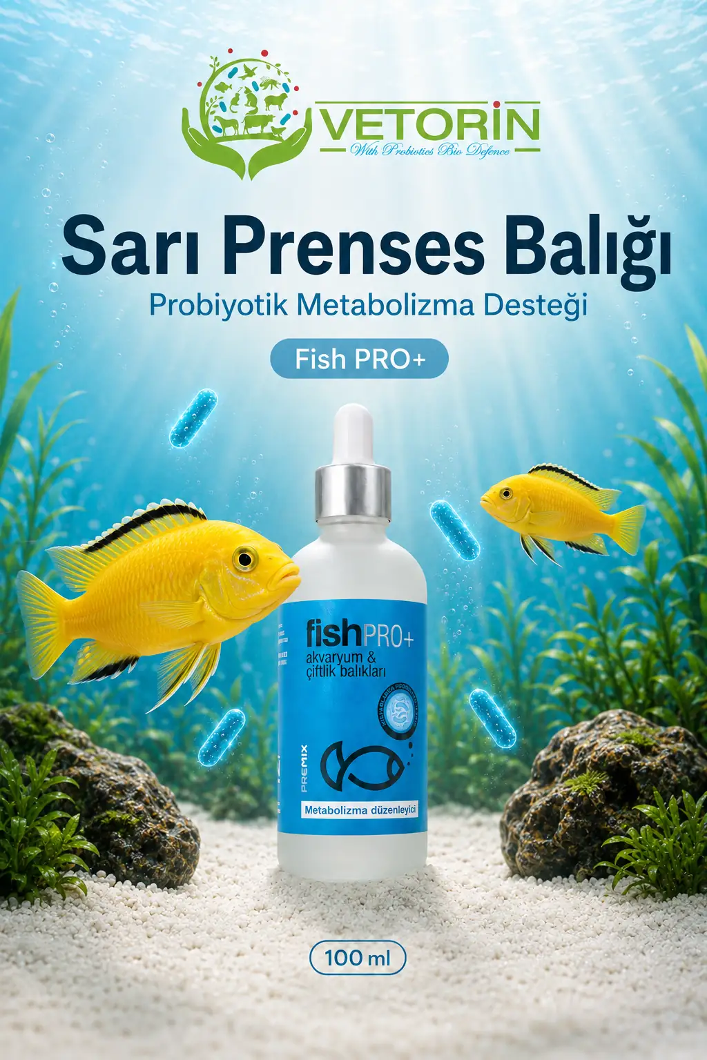 Vetorin FishPro+ Sarı Prenses