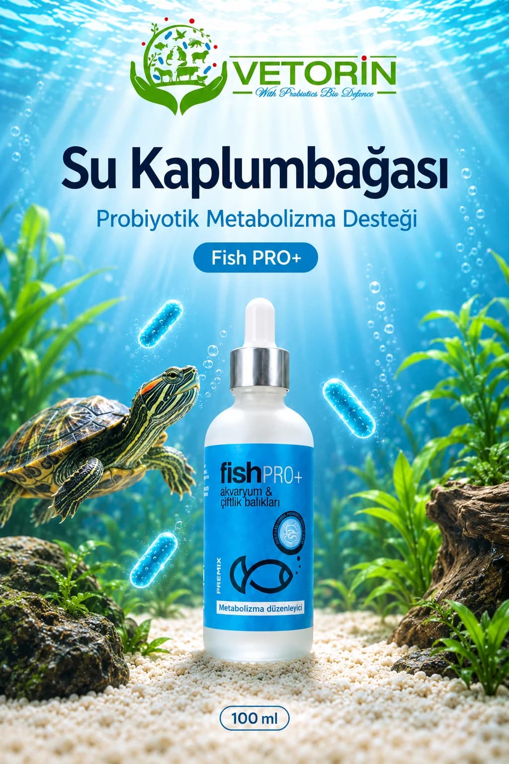 Su kaplumbağası — Vetorin FishPro+