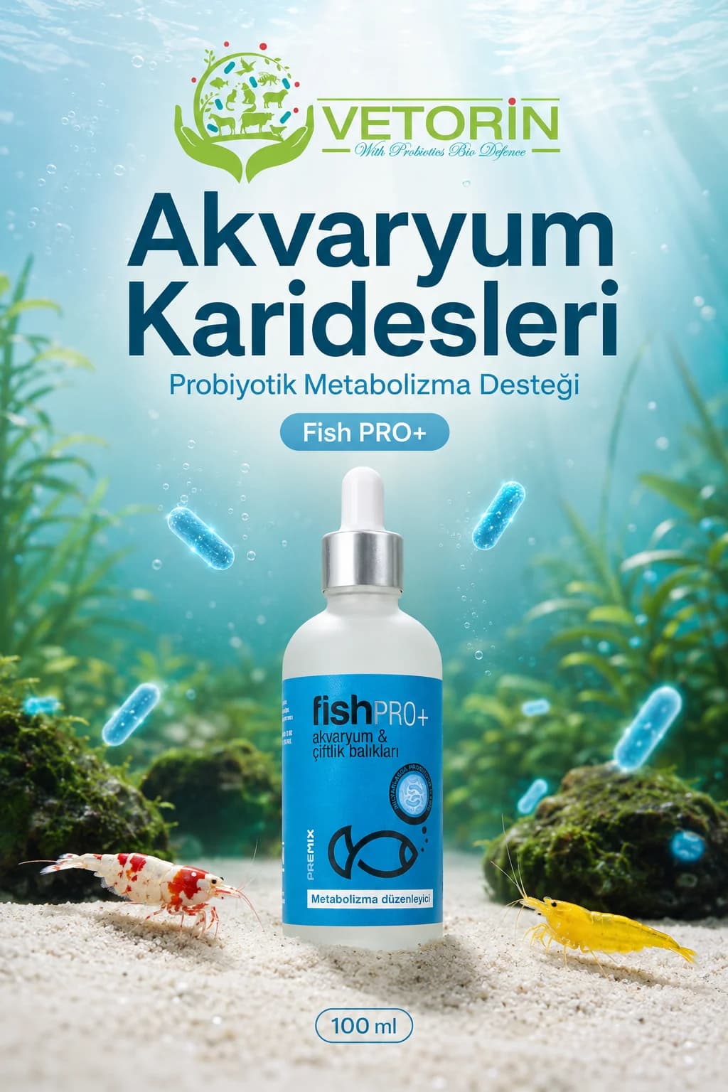 Akvaryum karidesi — Vetorin FishPro+