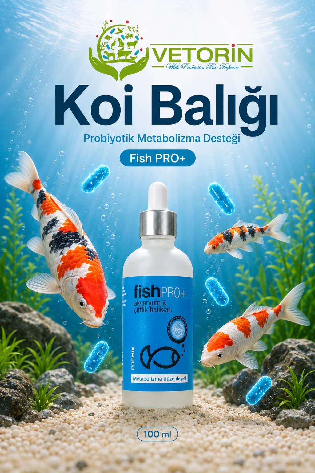 Koi balığı — Vetorin FishPro+
