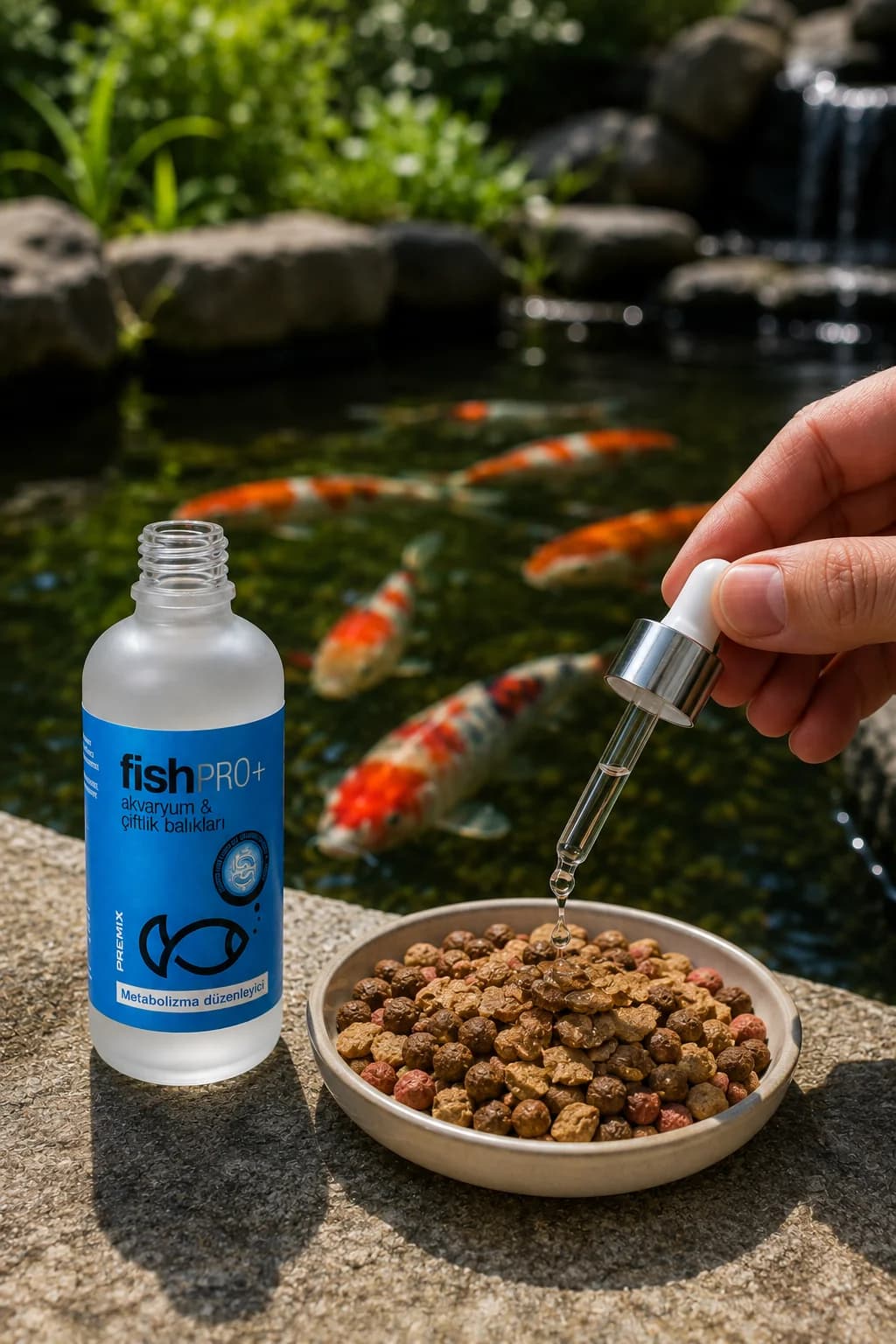 FishPro+ koi peletine damlatma